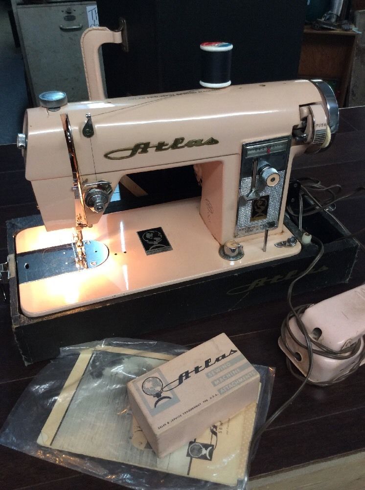 vintage atlas sewing machine parts